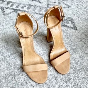 Schutz Enida Sandal in Lightwood